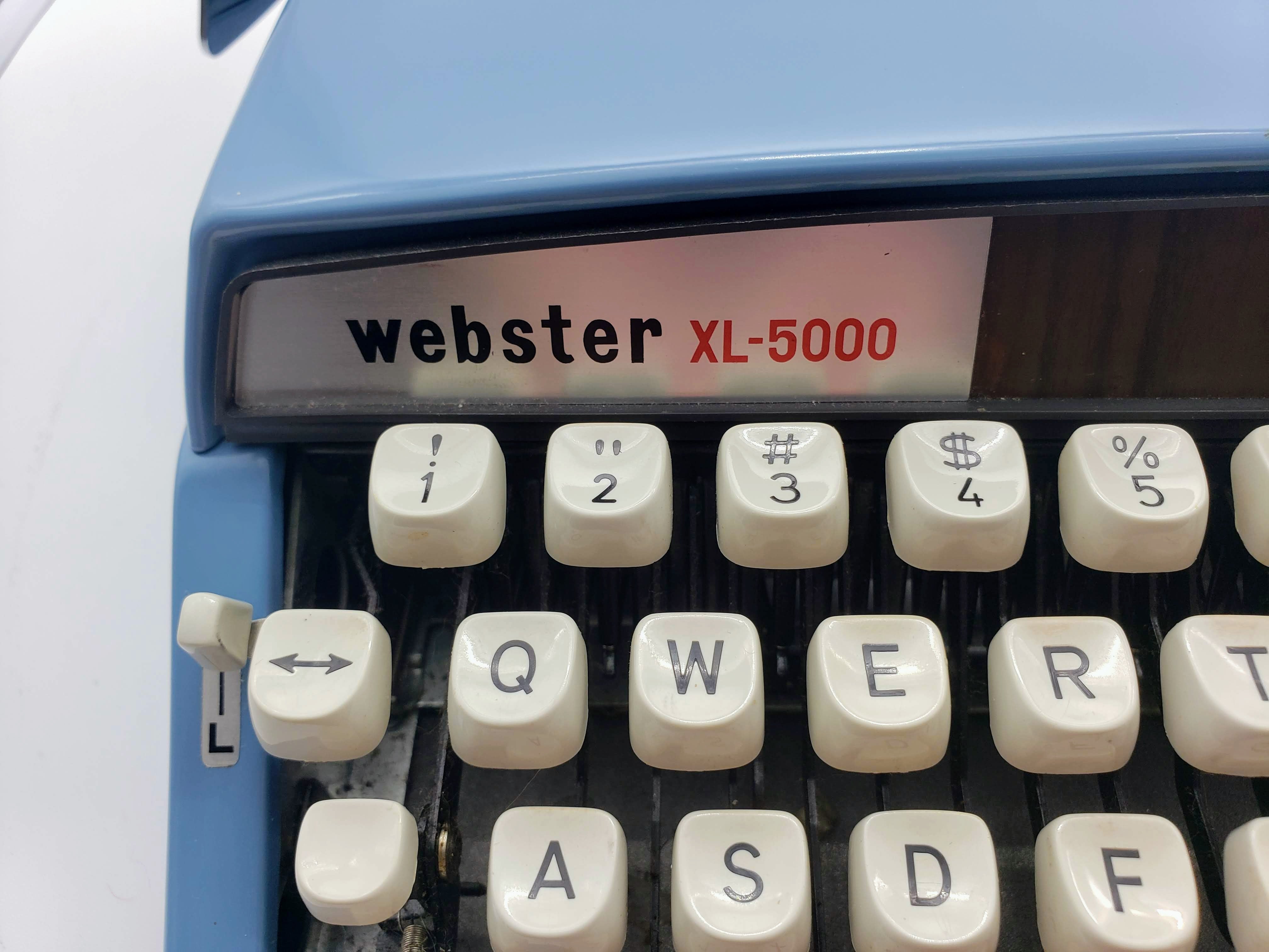 1970 Brother ster XL5000 (Blue) Willowcreek Typewriters