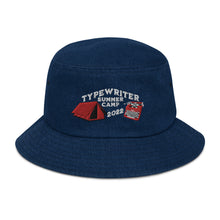 Load image into Gallery viewer, Summer Camp 2022 Denim bucket hat