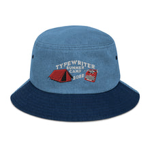 Load image into Gallery viewer, Summer Camp 2022 Denim bucket hat