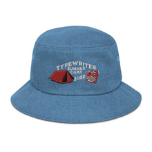 Load image into Gallery viewer, Summer Camp 2022 Denim bucket hat
