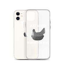 Load image into Gallery viewer, Just a Chick iPhone Case