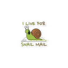 Load image into Gallery viewer, I Live For Snail Mail Stickers