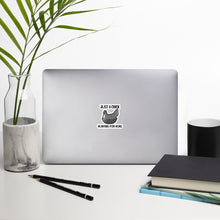 Load image into Gallery viewer, Just a Chick Bubble-free Sticker