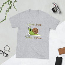 Load image into Gallery viewer, I Live For Snail Mail Unisex T-Shirt
