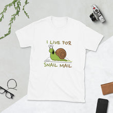 Load image into Gallery viewer, I Live For Snail Mail Unisex T-Shirt