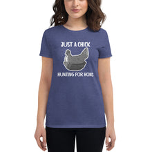 Load image into Gallery viewer, Just a Chick Women's short sleeve t-shirt
