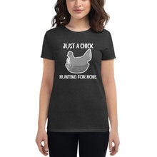 Load image into Gallery viewer, Just a Chick Women's short sleeve t-shirt