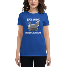 Load image into Gallery viewer, Just a Chick Women's short sleeve t-shirt