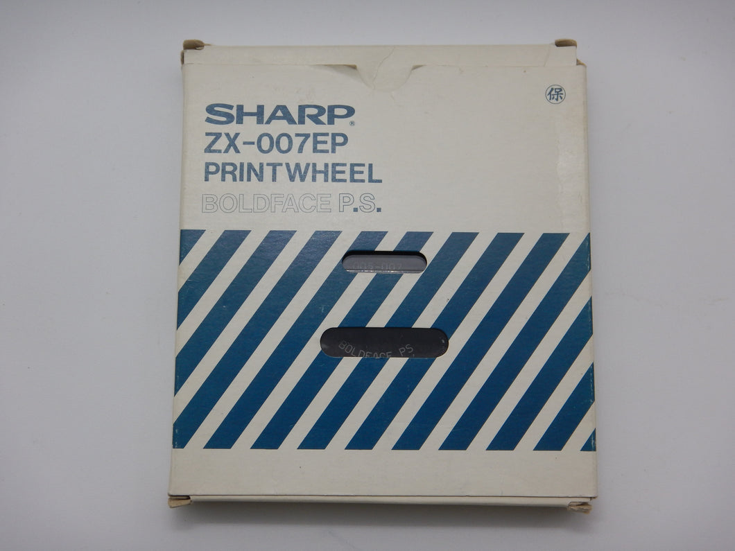 Sharp ZX-007EP Printwheel - Boldface PS