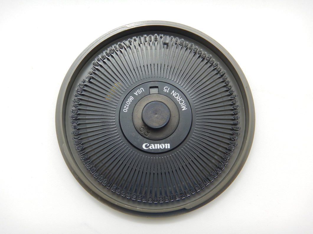 Canon Printwheel 860120 - Micron 15