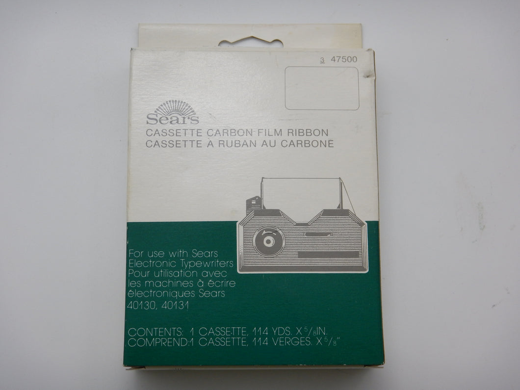 Sears Cassette Carbon Film Ribbon 47500