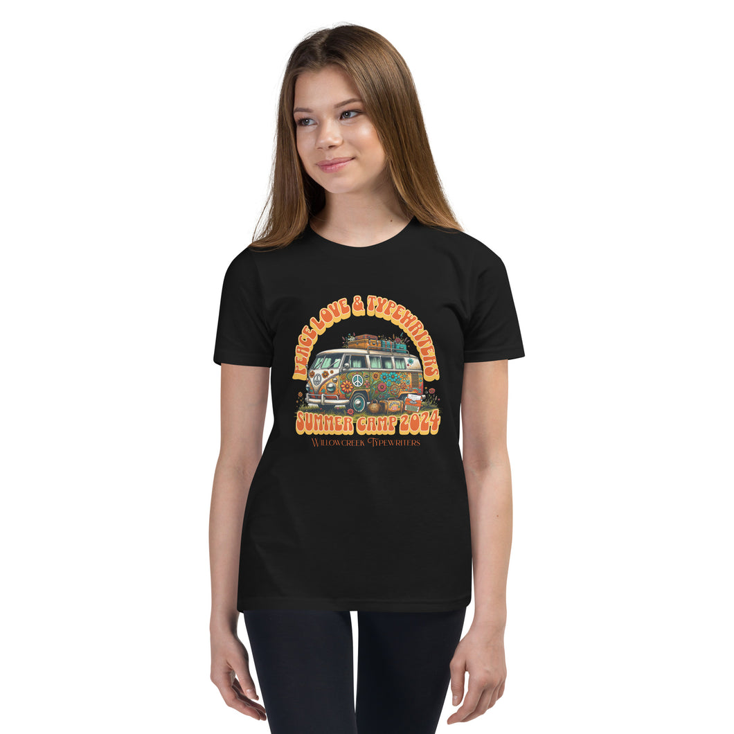 2024 Typewriter Summer Camp Youth Short Sleeve T-Shirt