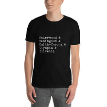 Load image into Gallery viewer, Ampersand Typers Unisex T-Shirt
