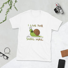 Load image into Gallery viewer, I Live For Snail Mail Unisex T-Shirt
